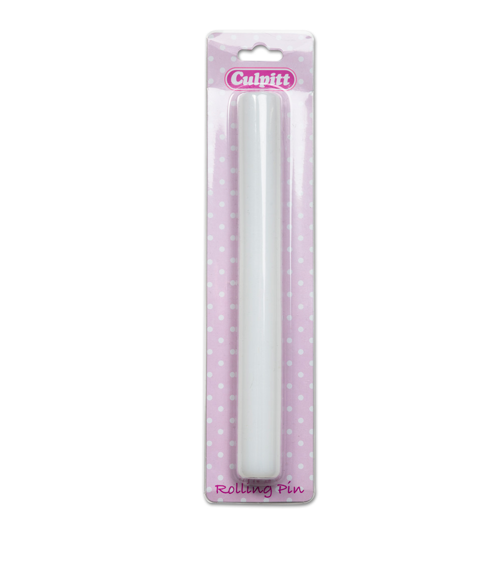 Baking accessories; white rolling pin
