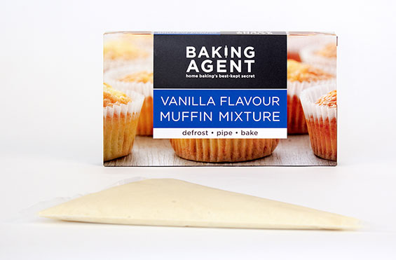 Muffin mix for ready made vanilla muffins