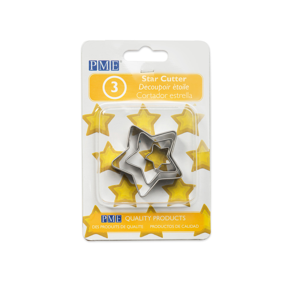 Baking accessories; star shaped cookie cutter set